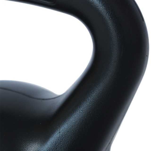 BAKAJI  Kettlebell 12Kg από PVC με τσιμέντο, αντιολισθητική λαβή, βάρος για γυμναστική και γυμναστήριο.  02839097