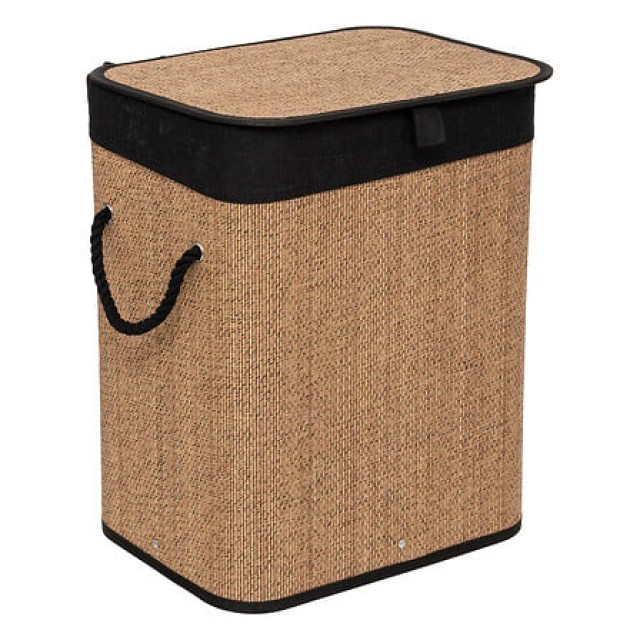 Καλάθι Απλύτων 60L 41,5 x 30 x 50 cm από Φυσικό Bamboo 204979 5Five Simply Smart