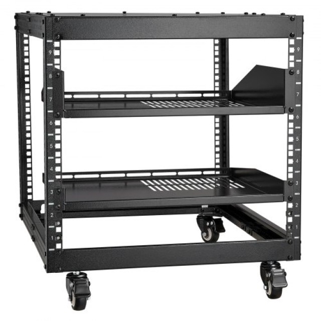 VEVOR 9U 4 Θέσεων Ανοιχτό Rack Σερβερ Ρυθμιζόμενο 23-40  KFSJJHS9UJL25B27FV0