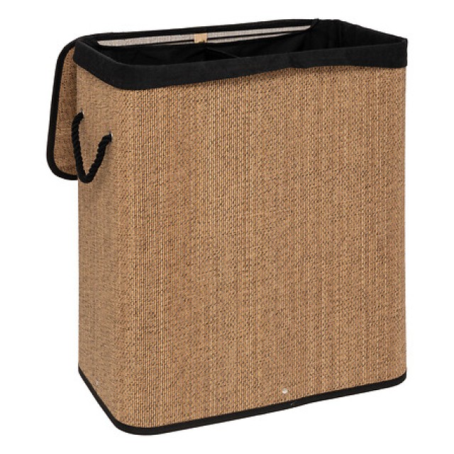 Καλάθι Απλύτων 100L από Φυσικό Bamboo 52 x 32 x 63 cm 204976 5Five Simply Smart