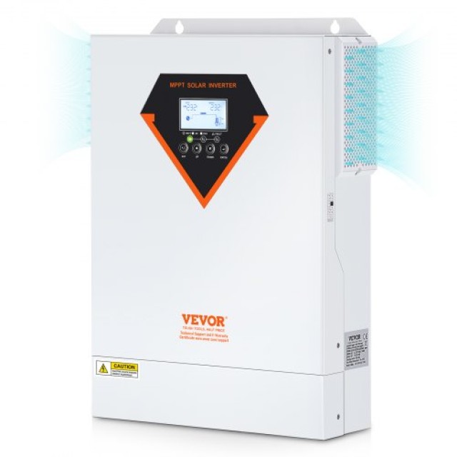 VEVOR Υβριδικός Ηλιακός Αντιστροφέας 5500W 230V με 100A MPPT Ελεγκτή  LWGPNKYTJMPPH2A48V2