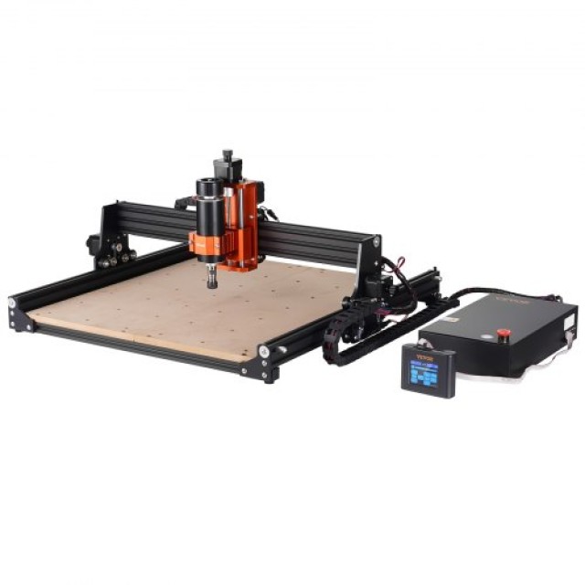 VEVOR  Μηχάνημα CNC Router 400x400x60mm, 300W, 3 Άξονες GRBL, 1200RPM, με Offline Controller για Ξύλο, Ακρυλικό, MDF, PVC, Πλαστικό Αφρό SKDKJ4040CM04TPDJV2