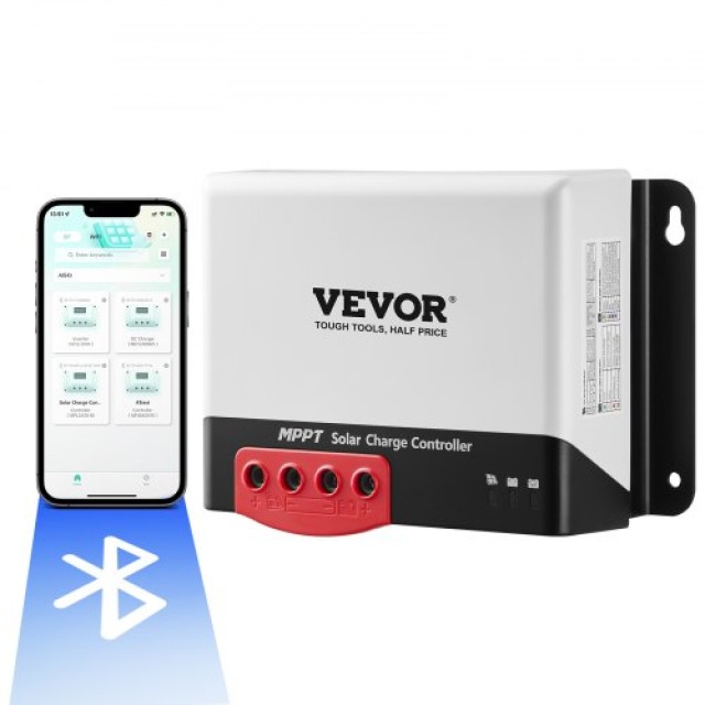 VEVOR 30A MPPT Ηλιακός Ρυθμιστής Φόρτισης με Bluetooth για Μπαταρίες 12V/24V  DYTYNCDKZQNZLQFLPV9