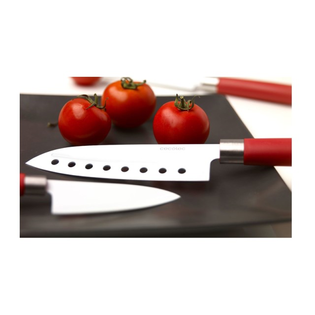 Σετ 4 Μαχαιριών Cecotec Santoku με Κεραμική Επίστρωση CEC-01003