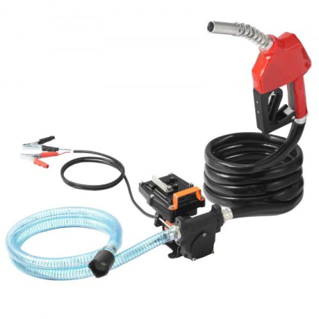 VEVOR  Αντλία Μεταφοράς Καυσίμου 12V 15 GPM 1/4 HP με Αυτόματο Ακροφύσιο Πετρελαίου FBBMG15GPM14E8RUQV9