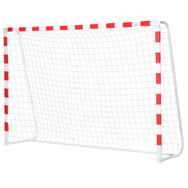 HOMCOM Football and Soccer Goal σε PE Plastic για ενήλικες και παιδιά, 302x83x201cm Λευκό A62-029