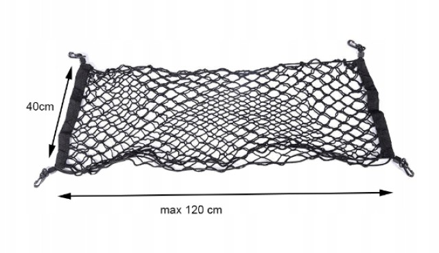 Δίχτυ πορτμπαγκάζ αυτοκινήτου 110x42 cm 5907451320976 VERK GROUP