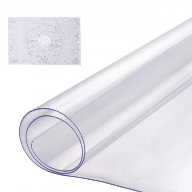 Διαφανές Προστατευτικό Τραπεζιού VEVOR PVC 16x32 ιντσών 1.5mm  ZFXPVCZB16X34D7UOV0