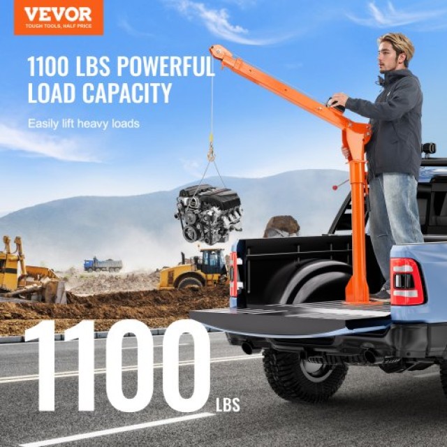 VEVOR  Ηλεκτρικός Γερανός Ανυψωτικός για Pickup 1100 lbs με Περιστροφή 360° DDJPCZDJDDJP4OMHJV9