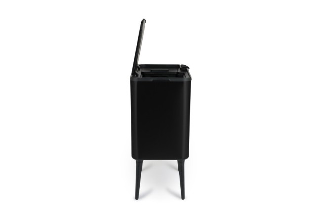 Κάδος Απορριμμάτων Push Bin 36L 48 x 38 x 54,5 cm - Ματ Μαύρο 8720604888041  Umuzi Cleaning