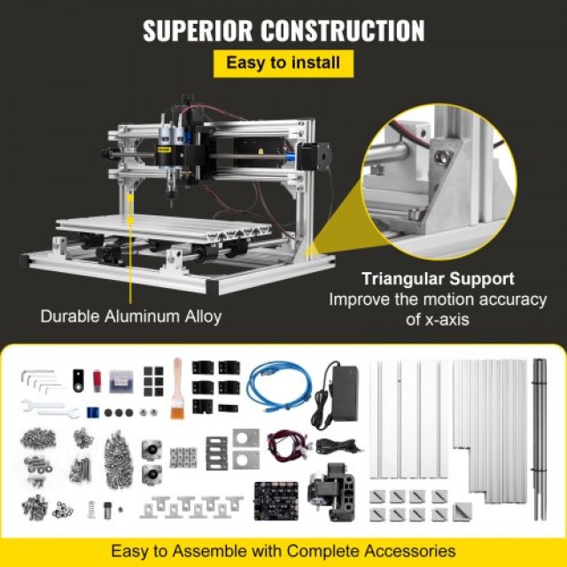 VEVOR 3 Άξονες 3018 CNC Χαρακτική Μηχανή για Ξύλο & PVC  DKJ3Z3018DKJJCK01V2