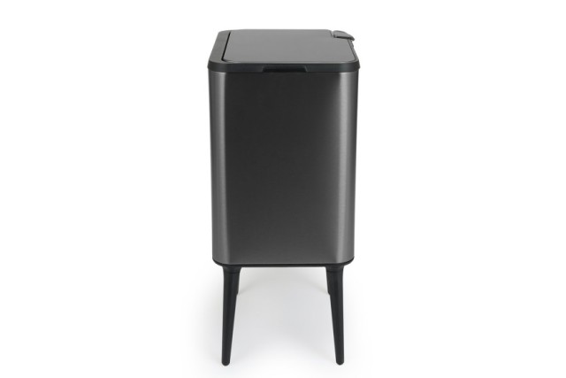 Κάδος Απορριμμάτων Push Bin 36L 48 x 38 x 54,5 cm - Μεταλλικό Γκρι 8720604888034 Umuzi Cleaning