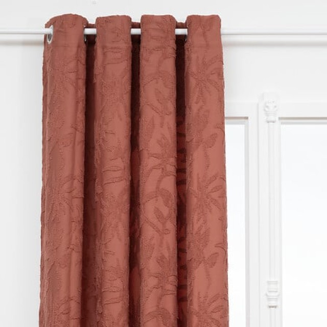 Κουρτίνα Jacquard WILLOW 135 x 260 cm - Terracotta 209090B Atmosphera