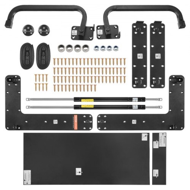 VEVOR  Κιτ Κρεβατιού Murphy Πλήρους Μεγέθους Κάθετο Deluxe DIY Συσκευή Τοίχου Αναδιπλούμενου Κρεβατιού MFCZDJGQDGZFJ51X8V0