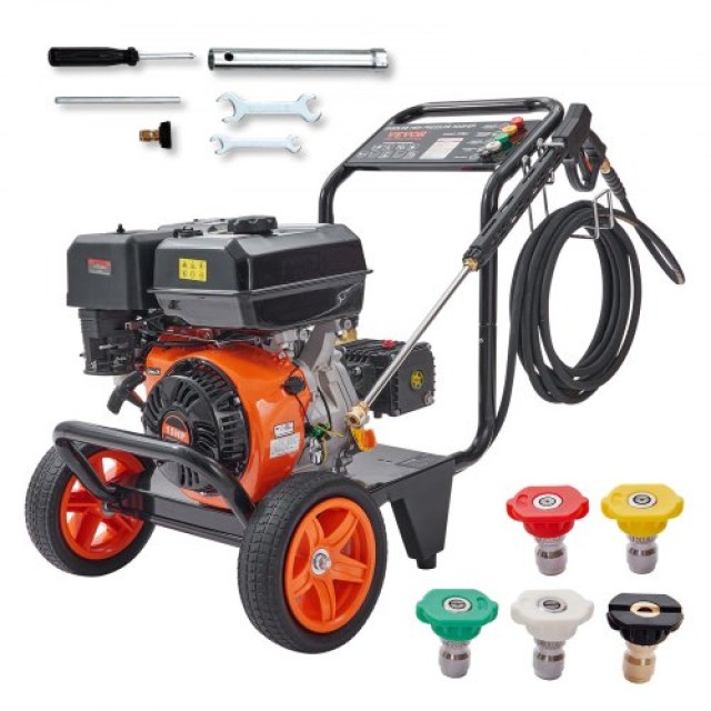 Πλυστικό Μηχάνημα VEVOR 4400 PSI 4.0 GPM Βενζινοκίνητο  R4400PSI40GPMBG47V0