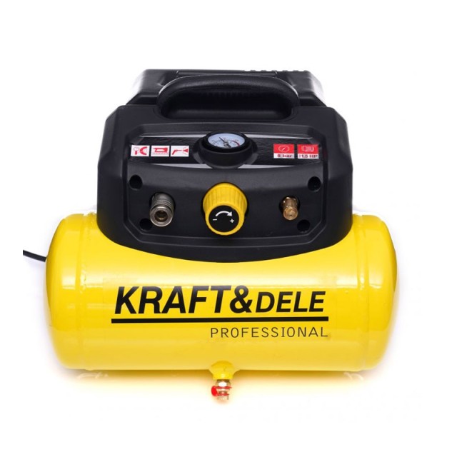 Αεροσυμπιεστής Χωρίς Λάδι 6 Lt 1.2 kW Kraft&Dele KD-1415