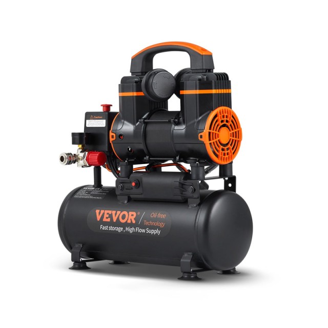 Αεροσυμπιεστής Χωρίς τη Χρήση Λαδιού 8 Lt 900 W VEVOR WSK9L900W220V338SV2