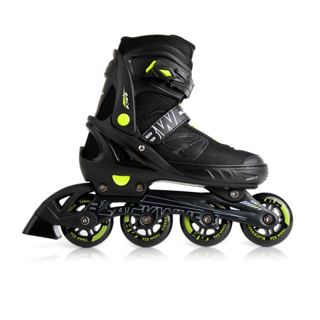 Αυξομειούμενα Inline Rollers Χρώματος Πράσινο Sonic Blackwheels 5945757