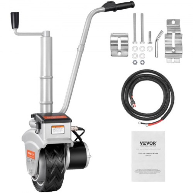 Ηλεκτρικό Ρυμουλκό VEVOR, 5000lbs, 350W, 12V, 22 ft/min, 12-24.8 Ύψος, 8 Ελαστικό  YXDDQYCYSB500477AV0