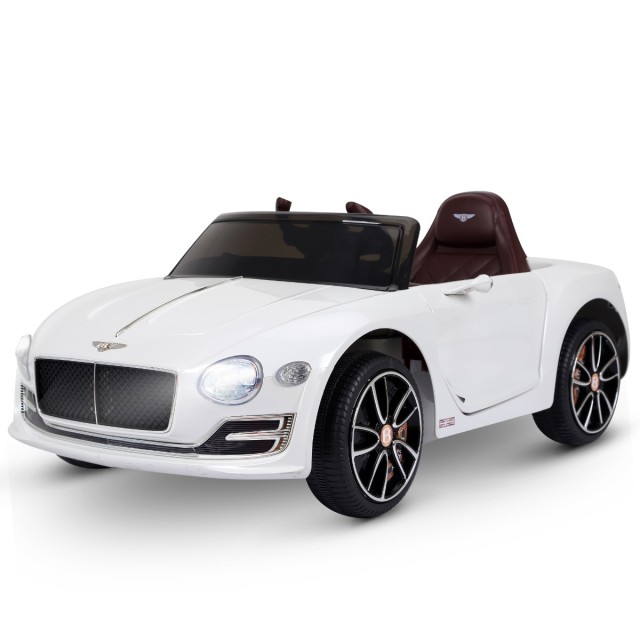 HOMCOM Electric Car Model Bentley για Παιδιά, με πόρτες, 108x60x43cm, Λευκό