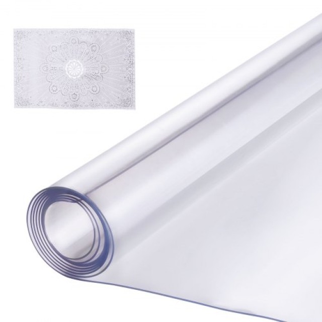 Διαφανές Προστατευτικό Τραπεζιού VEVOR PVC 48x48 εκ. 1.5mm  ZFXPVCZB48X40K46AV0