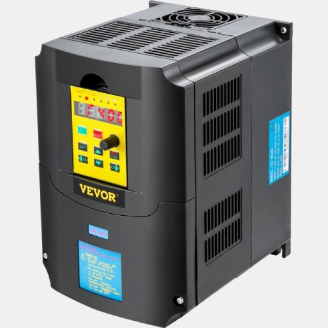 VEVOR Μετατροπέας Συχνότητας 4KW, 220V, 5.5HP για Έλεγχο Ταχύτητας Κινητήρα  BPQDXN4KW220V8MZPV7