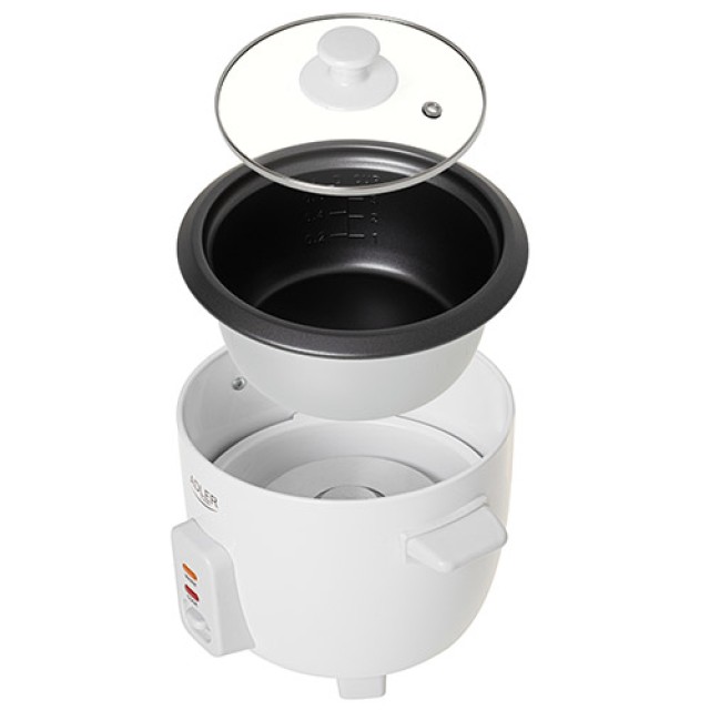 Παρασκευαστής Ρυζιού Rice Cooker 300W με Χωρητικότητα 0.6lt Adler AD-6418