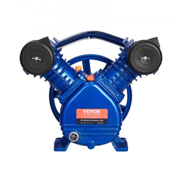 VEVOR  Κεφαλή Αντλίας Αεροσυμπιεστή 3HP 6.25CFM @ 90PSI 2-Κύλινδρος Πιστονιού KQYSJBTSGBTCJ23V6V0