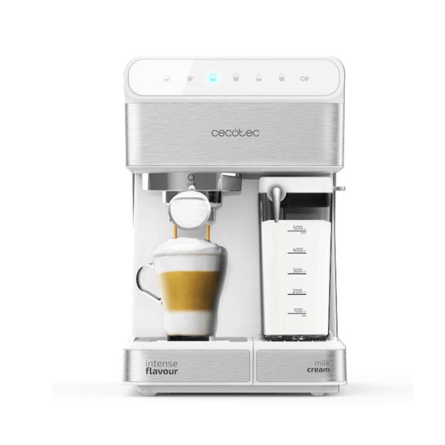 Ημιαυτόματη Καφετιέρα Espresso Power Instant-ccino 20 Touch Serie Bianca 20 Bar Χρώματος Λευκό Cecotec CEC-01557