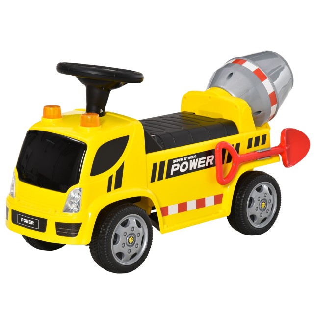 HOMCOM Ride-on Baby Car Et 18-36 Μηνών - Κίτρινο