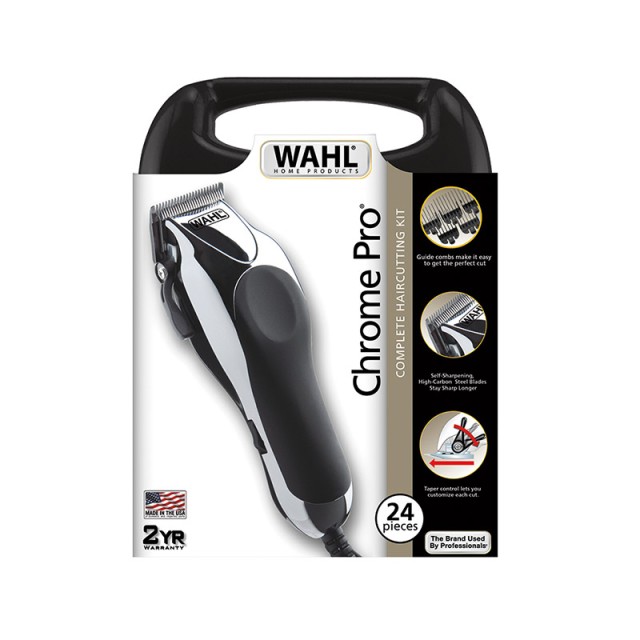 Κουρευτική Μηχανή Ρεύματος Wahl Chrome Pro 79524-216 30017