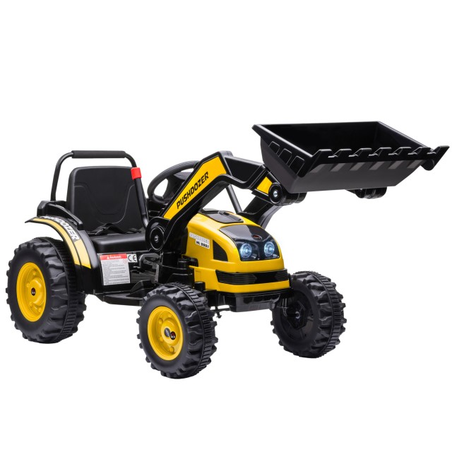 HOMCOM Ride-on Excavator 6V για Παιδιά 3-5 ετών - Κίτρινο 370-167V90YL