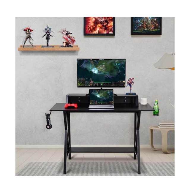 Μεταλλικό Γραφείο για Gaming με USB 120 x 58 x 90 cm Hoppline HOP1000913-1