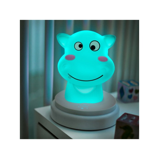 Παιδικό Φωτάκι Νυκτός LED Silly Hippo Alecto 8712412676545