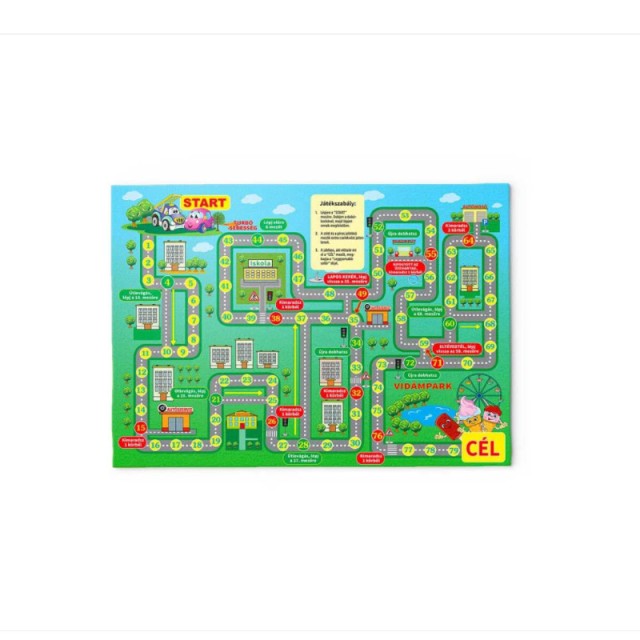 Παιδικό Χαλί με Μοτίβο Επιτραπέζιο Παιχνίδι 130 x 180 cm Hoppline HOP1001235-5