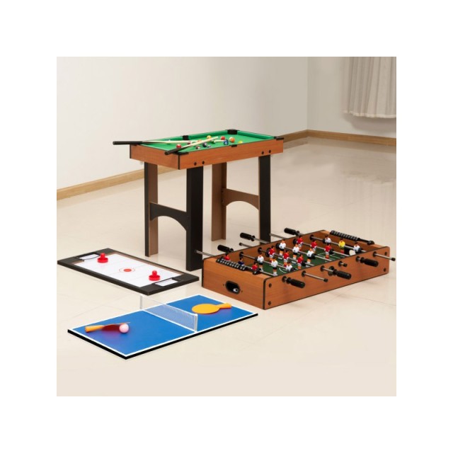 Πολυλειτουργικό Τραπέζι Παιχνιδιών 4 σε 1 HOMCOM A70-019