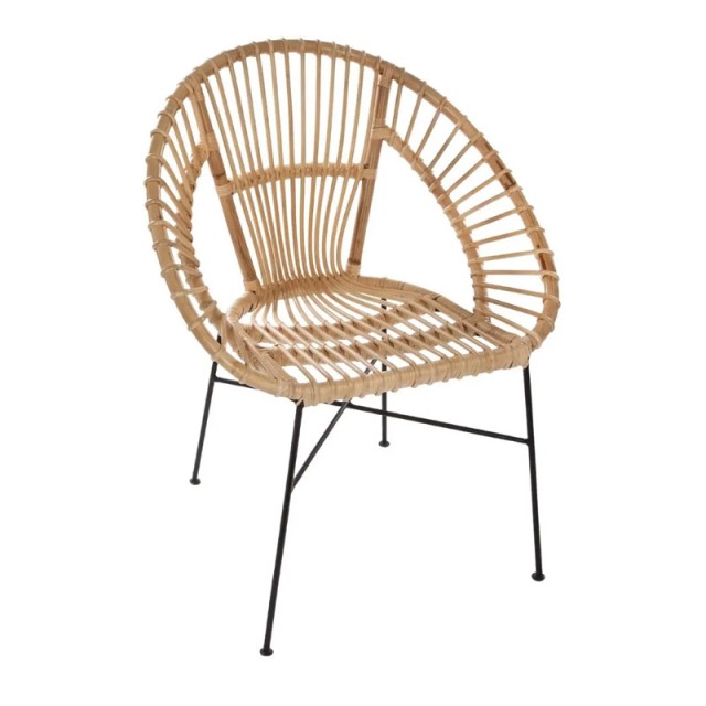 Πολυθρόνα Κήπου από Συνθετικό Rattan 86 x 74 x 65 cm Atmosphera 156906