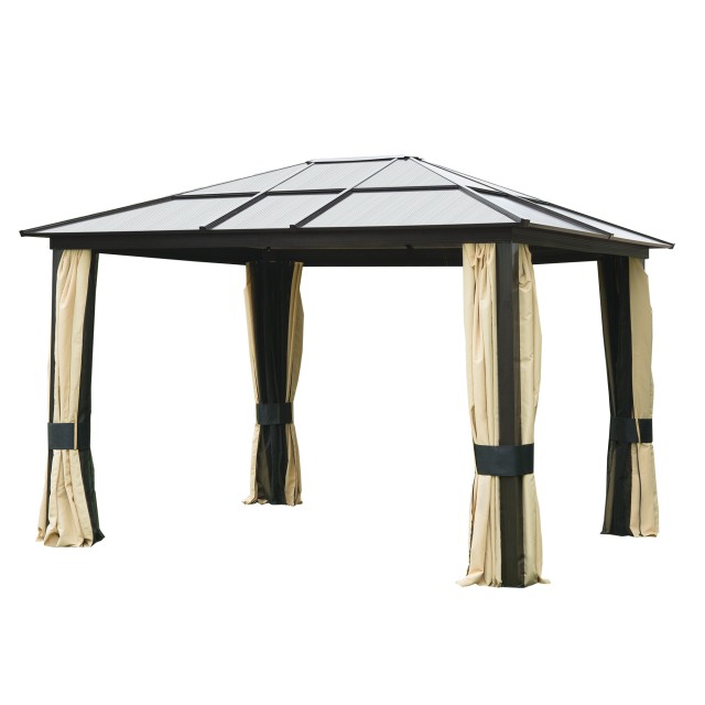 Outsunny Luxury Gazebo σε Αλουμινένια Τέντα Κήπου 300x360x265cm