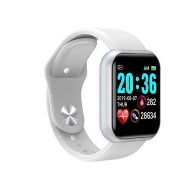 Smartwatch L18 με Μετρητή Καρδιακών Παλμών Χρώματος Λευκό SPM L18-White