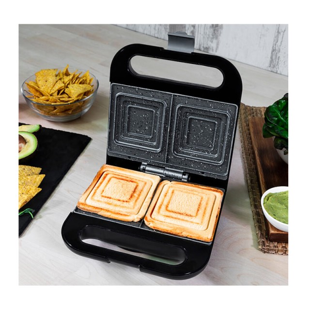 Τοστιέρα - Σαντουιτσιέρα 750 W Rockn Toast Sandwich Squared Cecotec CEC-03054