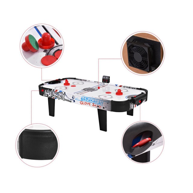 Ξύλινο Επιτραπέζιο Παιχνίδι Air Hockey 106.5 x 53.5 x 30.5 cm Costway TM10020