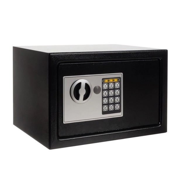Χρηματοκιβώτιο Ασφαλείας με Ηλεκτρονική Κλειδαριά και Κλειδί 20 x 31 x 20 cm Malatec 22627