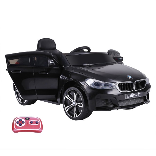 Homcom Electric Car 6 V with Remote Control for Children PP 106 x 64 x 51 cm Μαύρο 370-067